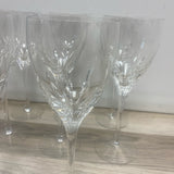 Lenox Firelight Platinum Clear Cut Stemmed Wine Glasses - Set of 8