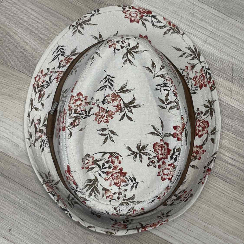 Goorin White-Multi Floral Fedora Hat