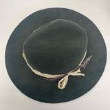 Lovely Bird Solid Green Felt Hat