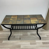 Black - multi Metal-Title Console - Sofa Table