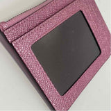Coach Pink Leather Shimmer Coin Purse