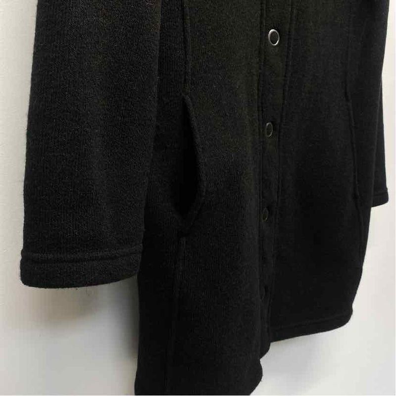 Kuhl Women's Size L Black Solid Button Up Coat