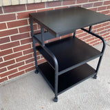 Black Metal Stand with Casters