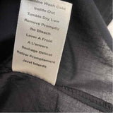 Grayson Size L Women's Black Solid Shirt Dress