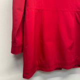 Kristen Blake Women's Size S Red Solid Zip Up Coat