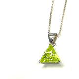 Peridot Sterling Silver Necklace