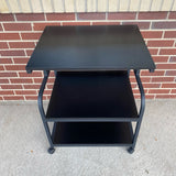 Black Metal Stand with Casters