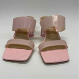 Antonio Melani Size 7.5 Women's Pink Solid Slip On Sandals