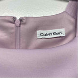 Calvin Klein Size XS Women's Lilac Solid Sheath Dress