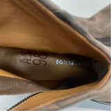 A.S. 98 Devin Size 38-7 Women's Brown Solid Ankle Booties