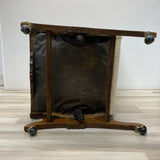 Antique Brown-Beige Wood Rocking Chair