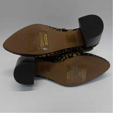 Madewell Size 7 Women's Brown-Tan Animal Print Short Boots