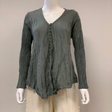 Top long Sleeve  button down gauze