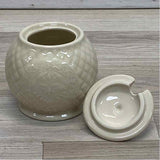 Longaberger Collectors Club Ivory Ceramic Sugar & Creamer