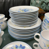Noritake China Progression Good Times White-Multicolor Dinnerware - 54 Piece Set