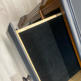 Side Black-Brown Solid Wood 2 Tone Table