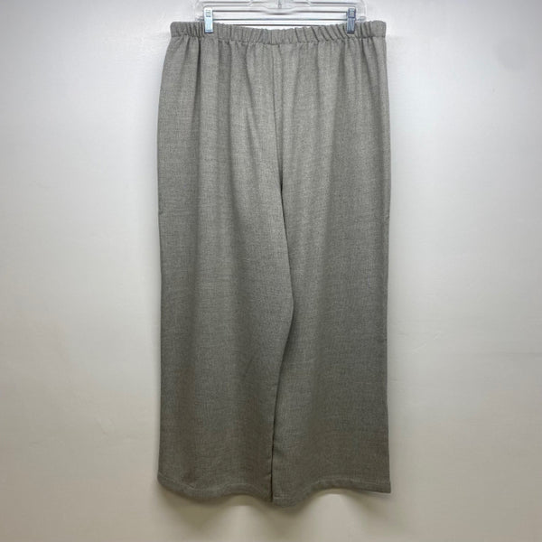 KGRII Women's Size 20 Gray Textured Pull On Pants