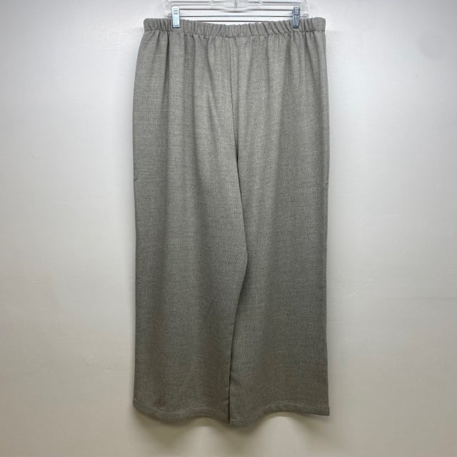 KGRII Women's Size 20 Gray Textured Pull On Pants