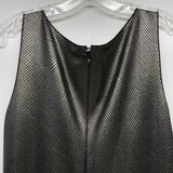Armani Collezioni Size 10-L Women's Silver Pattern A Line Dress
