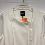 XOXO Women's Size M White Solid Zip Up Vest