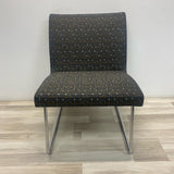 Accent Black-Multi Chrome Geometric Chair