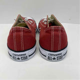 Converse Size 10 Women's Red Solid Lace Up Sneakers