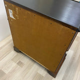 Side Black-Brown Solid Wood 2 Tone Table