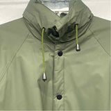 Northwest Territory Women's Size L Green Solid Rain Coat