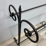 Brown Wrought Iron Quilt Rack