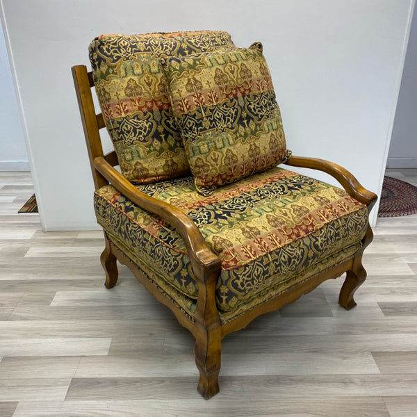 Homestead Brown-Multi Wood-Textile Chair