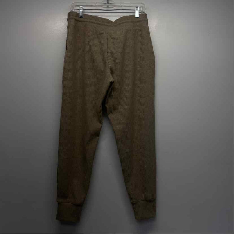 Haven Well Within Size M- (6-8) Women's Tan Ribbed Sweatpants Activewear Pants