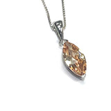 Champagne Sterling Silver Necklace