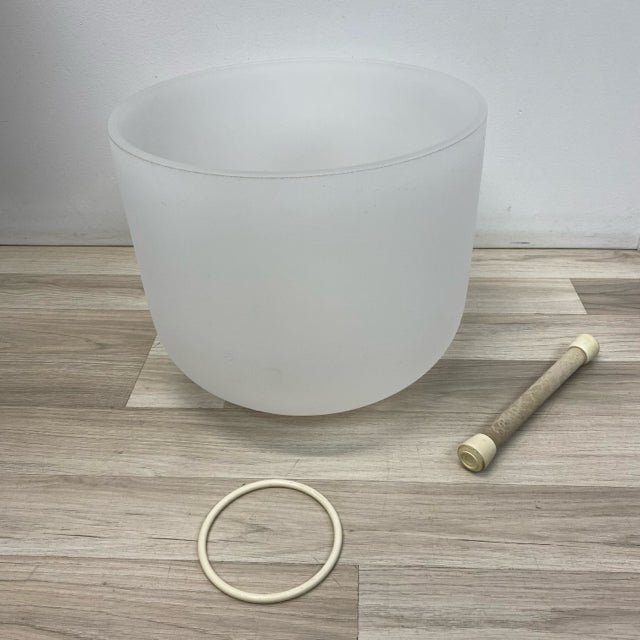 White Quartz Crystal Singing Bowl