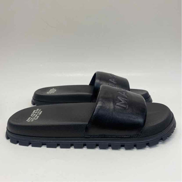 Marc Jacobs Size 38-7.5 Women's Black Solid Slide Sandals