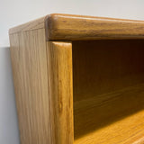 Brown Oak Bookcase