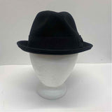 Goorin Bros Black Wool Solid Fedora Hat