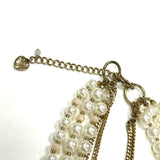 Betsey Johnson Golden Faux Pearl Necklace