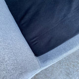 Gray Fabric Tweed Mid Century Modern Accent Chair