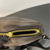 Jack Gomme Brown Fabric Solid Crossbody Handbag