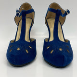 Graham Street Shoe Co Size 10 Women's Blue Cut Out Heel Shoes