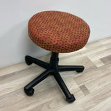 Teknion Spinner Red Fabric Solid Stool