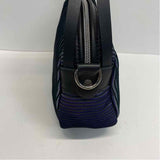 Jack Gomme Green-Blue Fabric Neon Shoulder Handbag