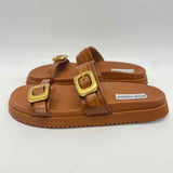 Steve Madden Size 8 Women's Brown Solid Strappy Sandals
