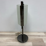 Anthony California Charcoal - White Metal-Glass Lamp