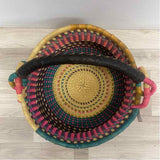 Alaffia Baskets Teal-Pink-Multi Savannah Grass Basket