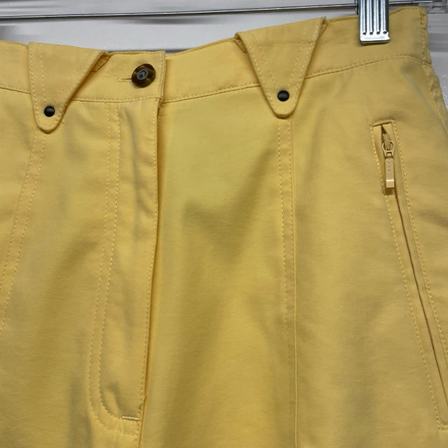 Jamie Sadock Size 4 Women's Yellow Solid Shorts