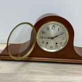 Seth Thomas Mantel Brown Wood Clock