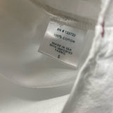 Xirena Size L Women's White Solid Button Up Short Sleeve Top