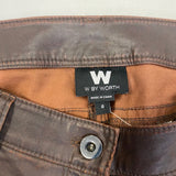 W by Worth Size 0 Women's Brown Solid Jeans