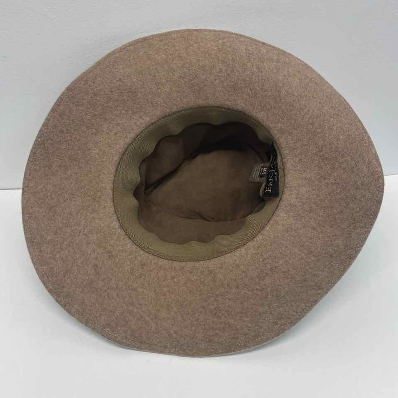 Eric Javits Tan Wool Tweed Western Hat